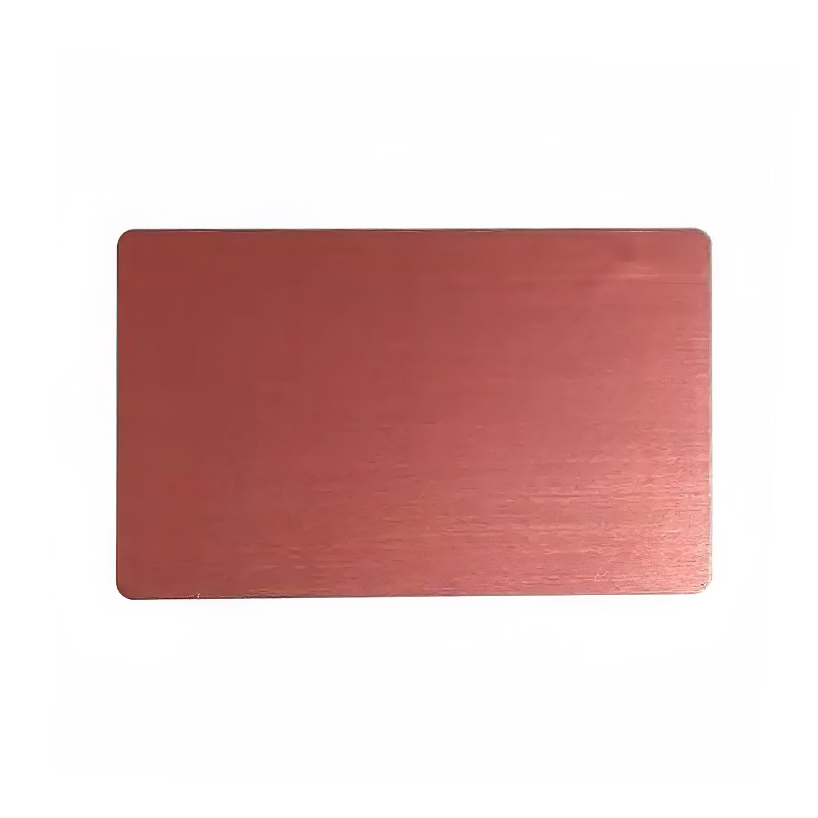 50x cartes de visite métalliques brutes or rosé – Image 3