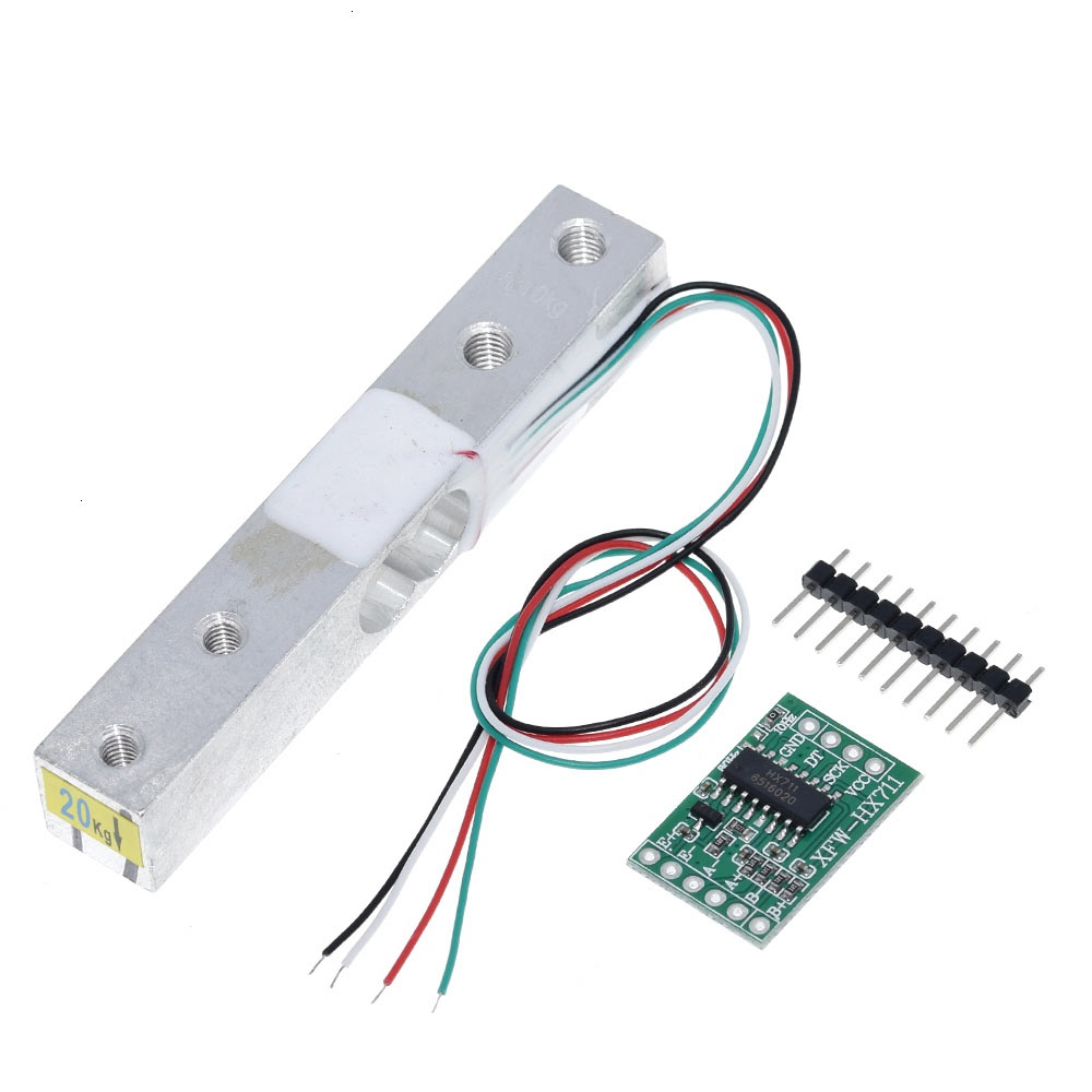 Capteur de poids HX711 avec cellule de pesée électronique 20 kg