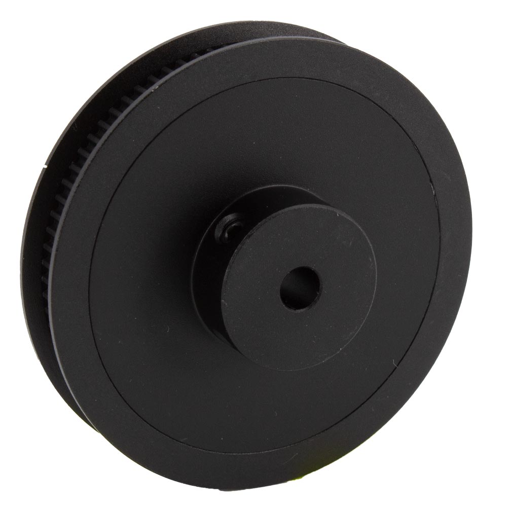 Poulie GT2 80 dents alésage 5 mm pour courroie 6 mm (Noir)