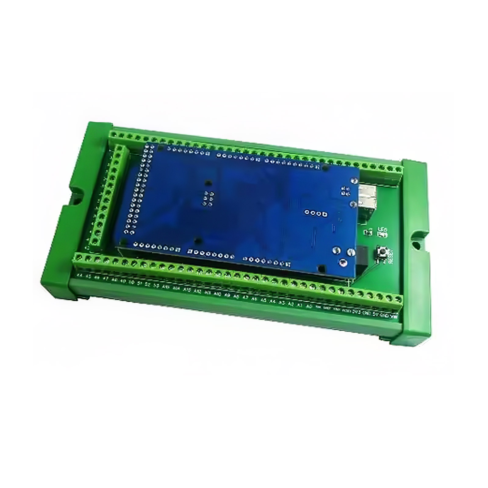 Shield de montage sur rail DIN compatible avec Arduino Mega2560 – Image 2
