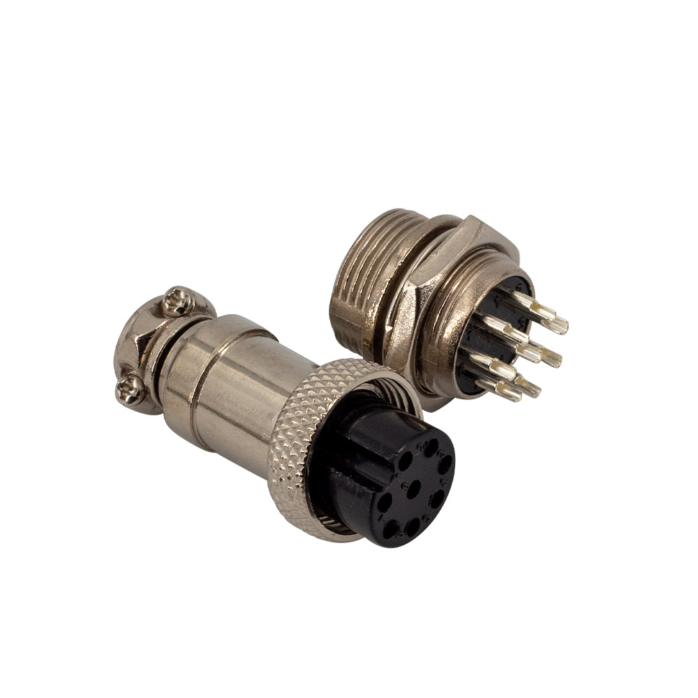 10x GX16 8 broches connecteur mâle + femelle