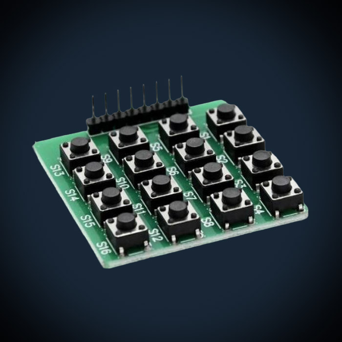 Module de clavier 4x4 piloté par Arduino UNO