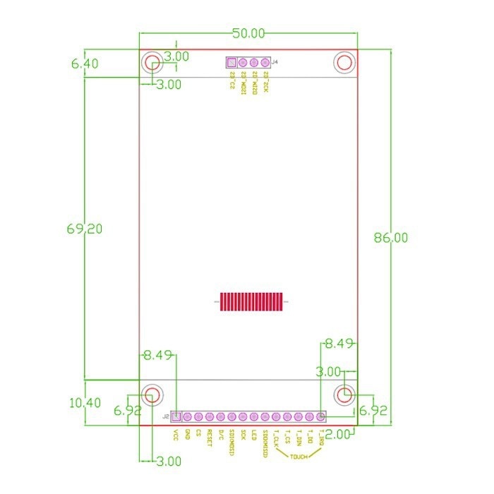 Module écran tactile TFT 2,8" ILI9341 240x320 – Image 4
