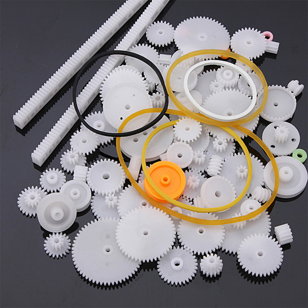 Kit de 75 pièces : engrenages, vis sans fin, crémaillère, etc. – Image 5