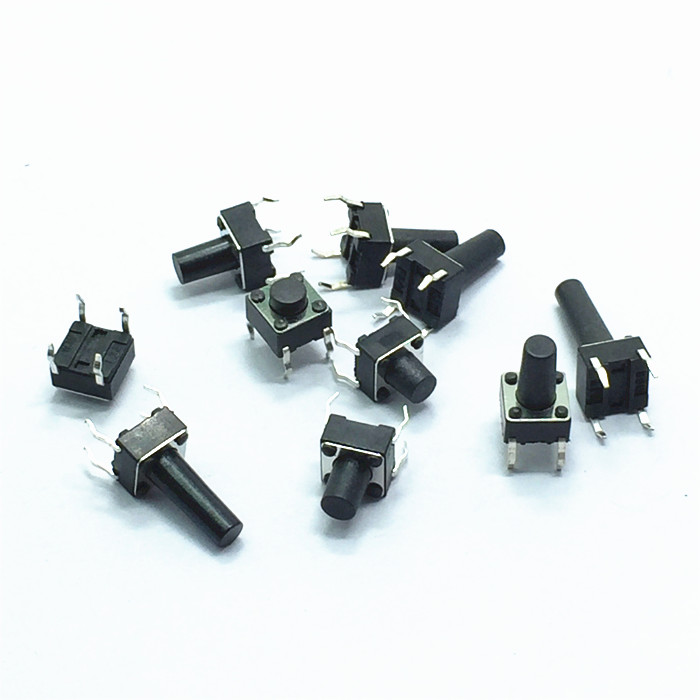 Assortiment de micro-interrupteurs / boutons poussoirs 6*6 70 pièces
