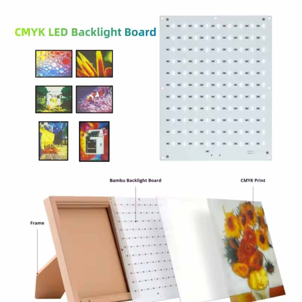 Panneau LED Lithophane CMYK Backlight Board – Image 2