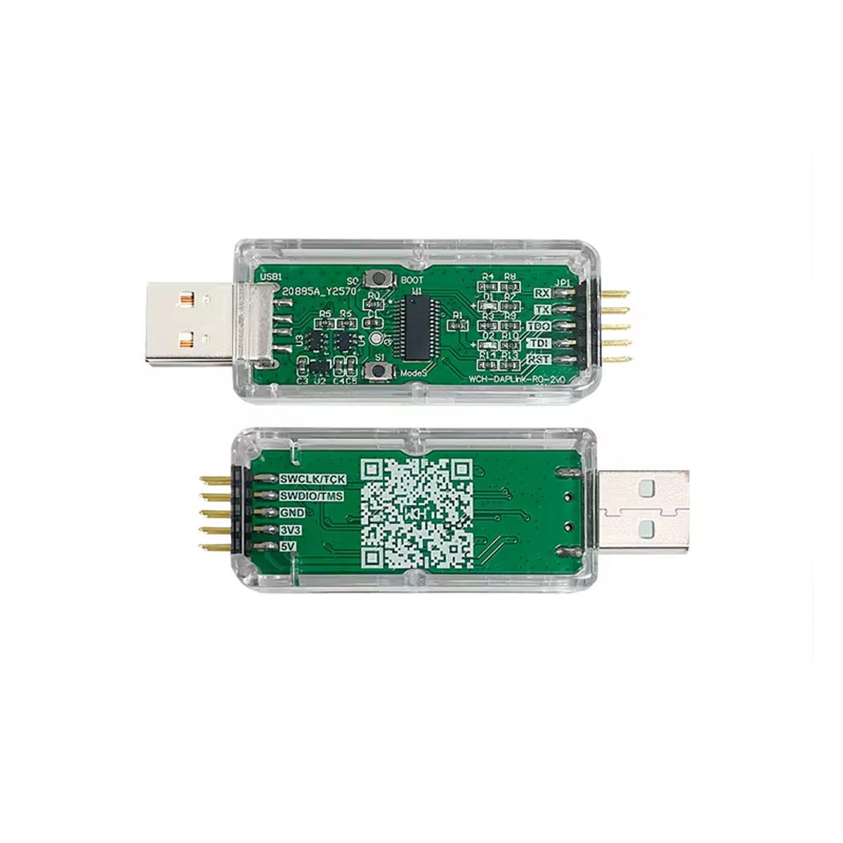 Programmateur et débogueur WCH LinkDAP pour RISC-V – compatible CMSIS-DAP et WCH-Link
