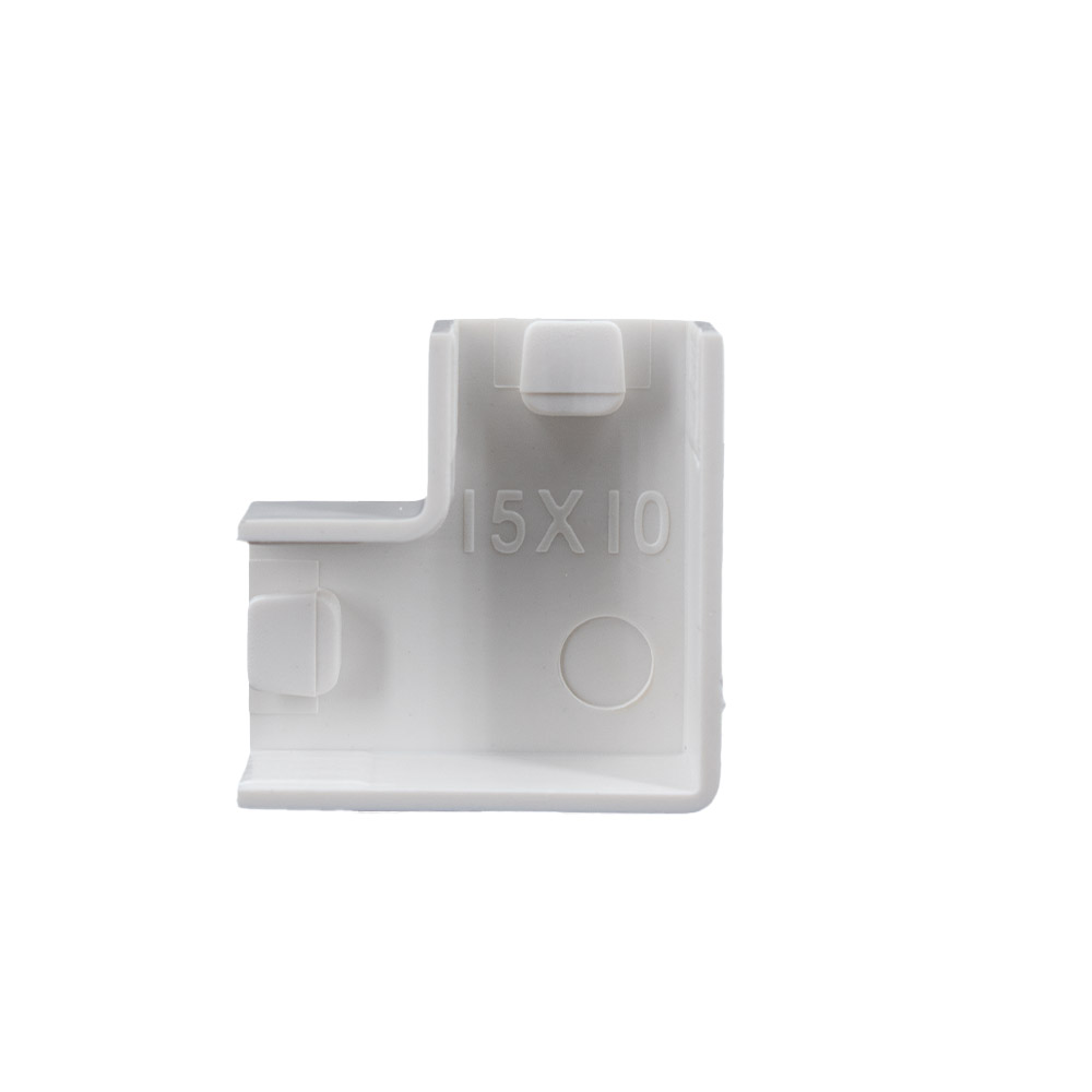 10x yourDroid canal de câbles pièce en L 15x10 blanc