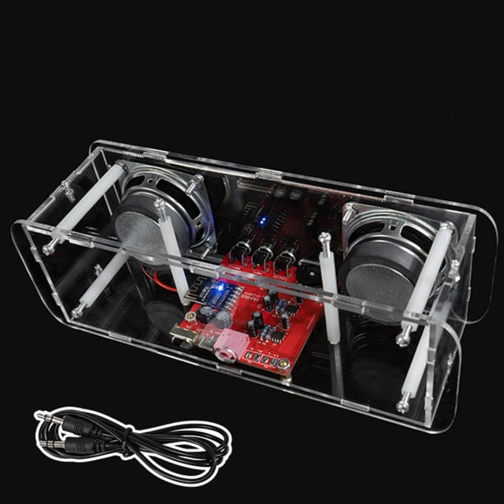 Kit DIY enceinte stéréo Bluetooth avec boîtier – Image 5