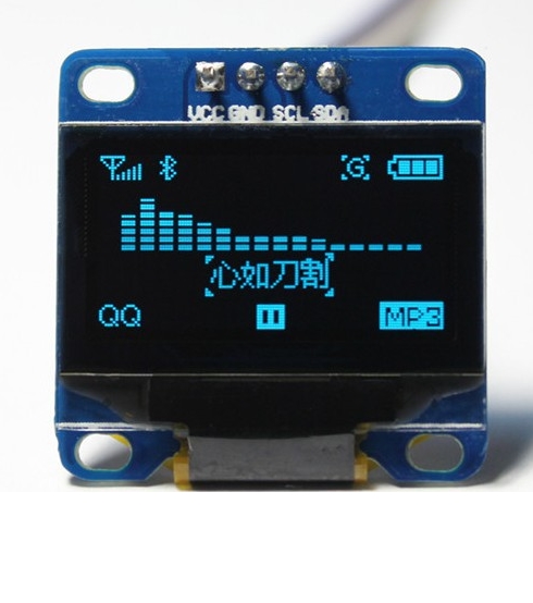 Écran OLED 0.96" I2C/IIC/TWI 128x64 pixels pour Arduino – Image 2