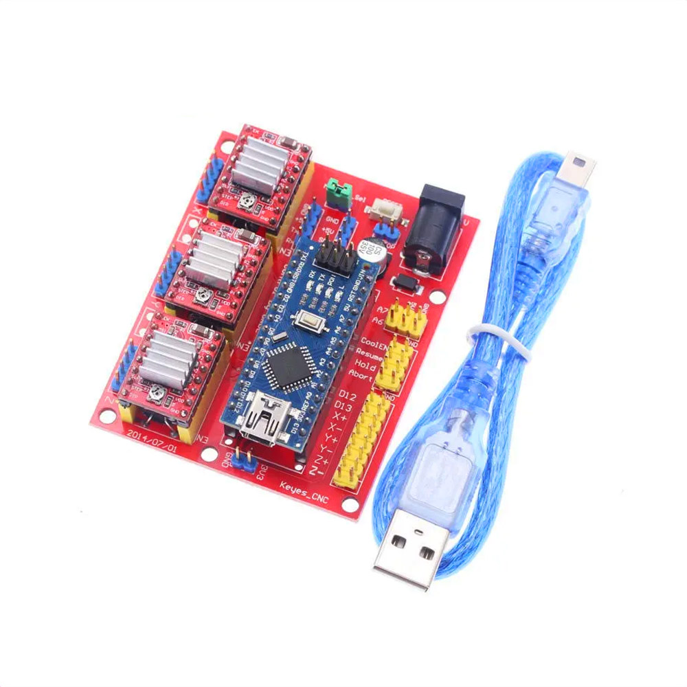 Kit CNC Shield V4 avec carte Arduino Nano et A4988 – Image 3