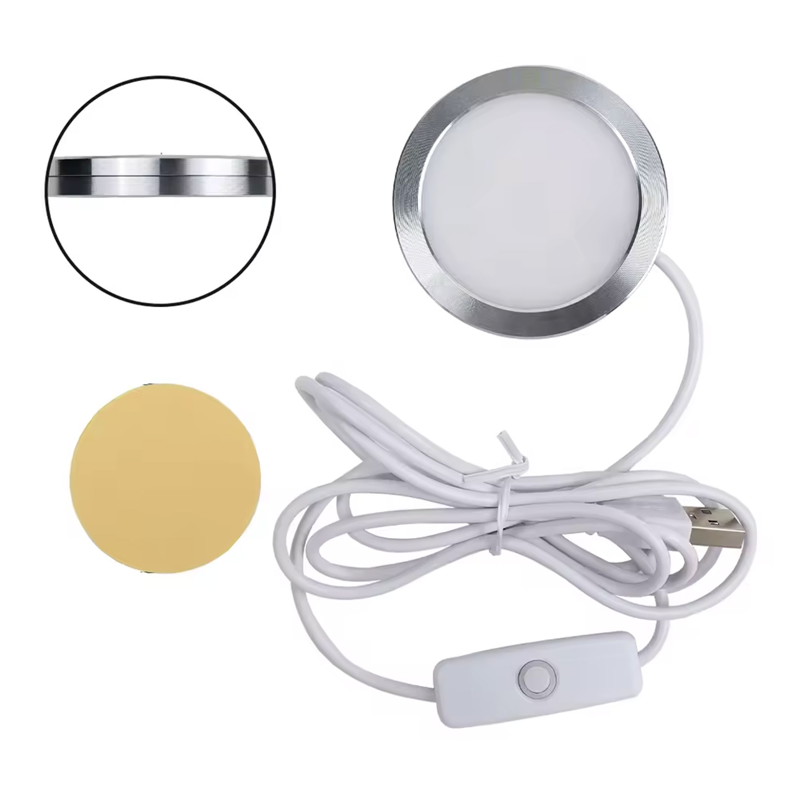 Spot LED compatible avec Bambulab LED Kit USB 5V 3W blanc chaud