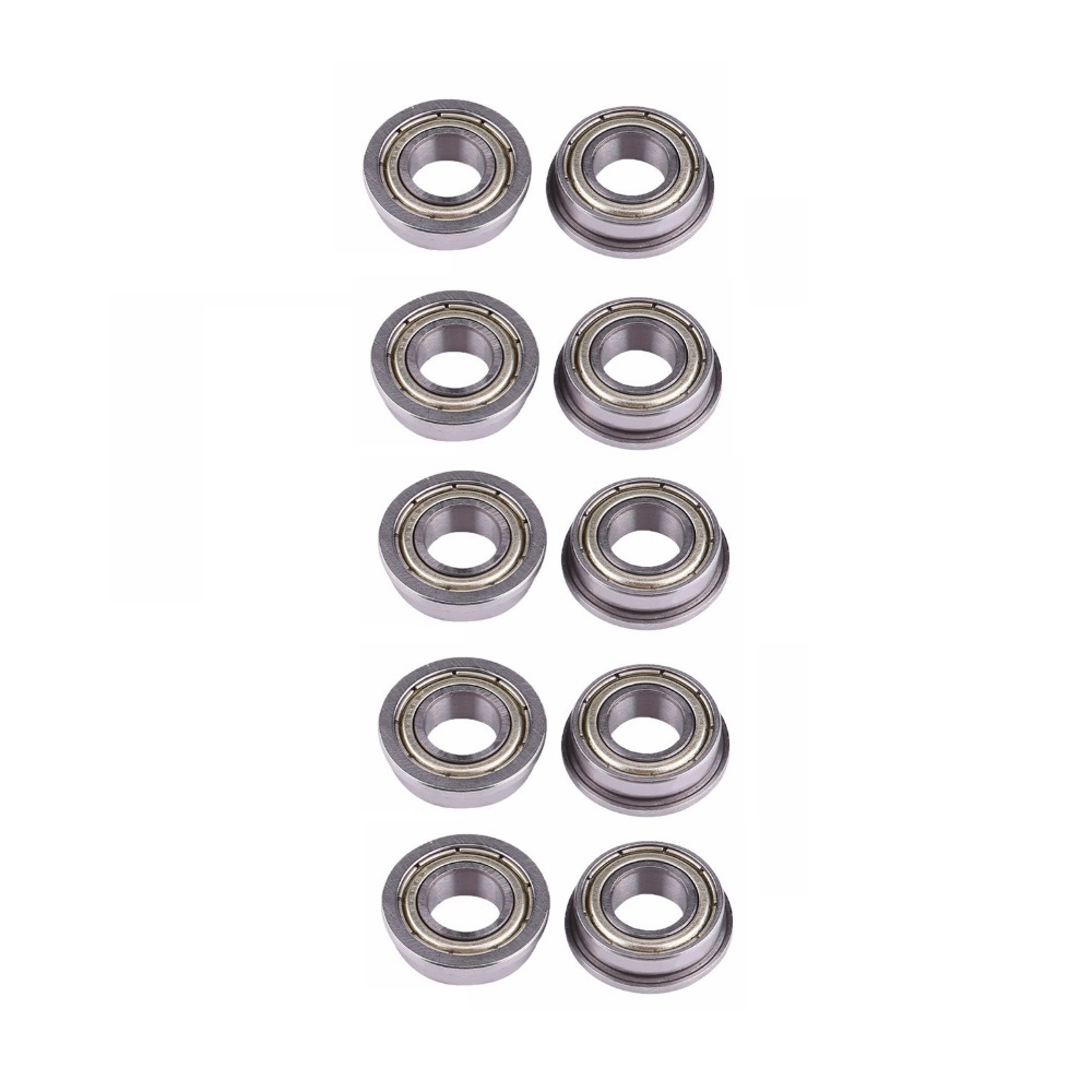 10x Roulement à billes F688ZZ avec bride 8x16x5mm