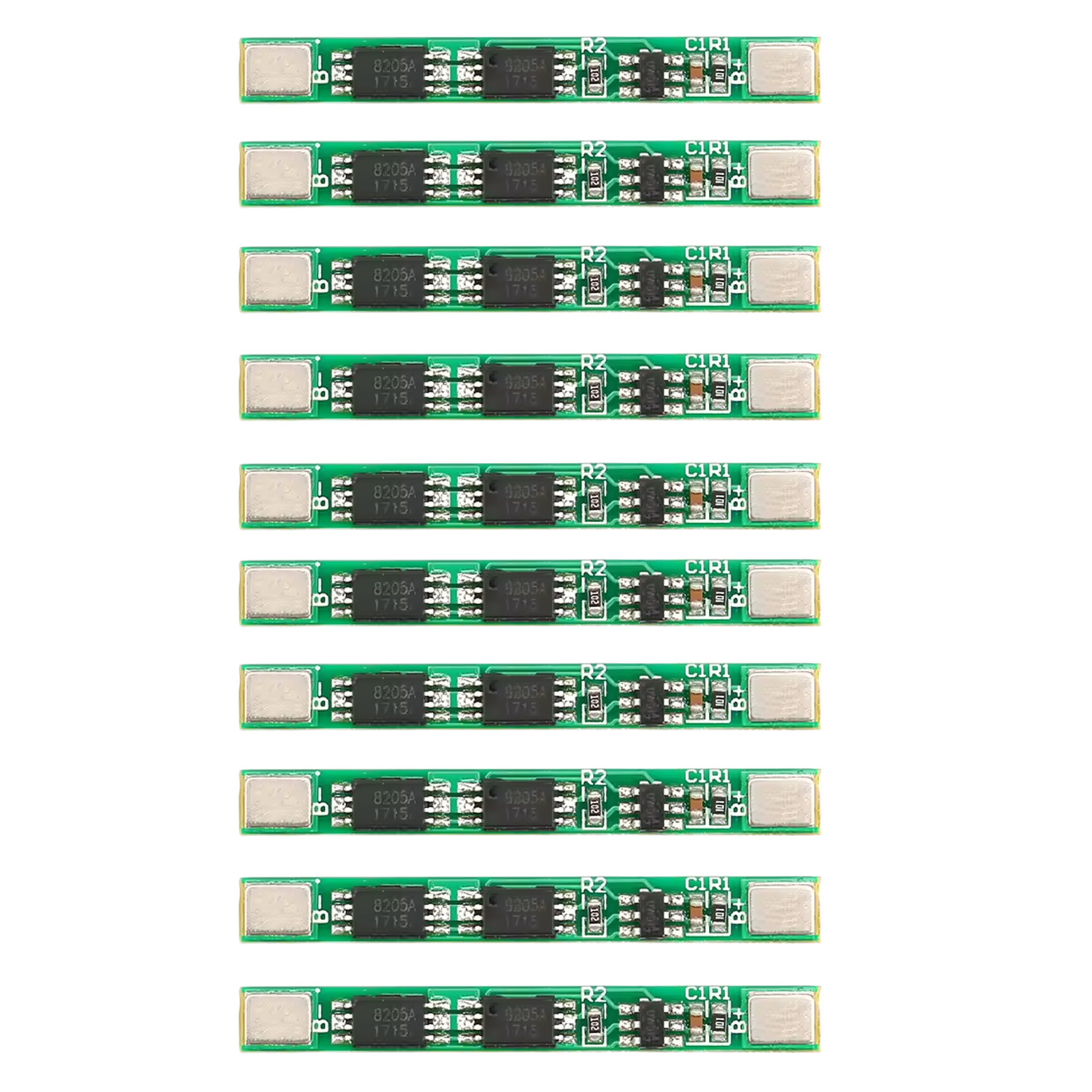 Lot de 10 modules BMS 1S 3,7 V 4 A pour batterie Li-Ion 18650 DW01 double MOS