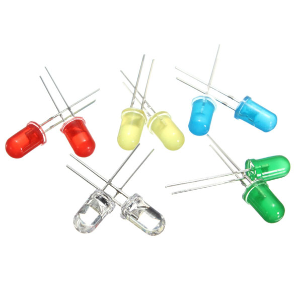 300 LEDs colorées 5 mm 3 mm triées dans une boîte en plastique – Image 4