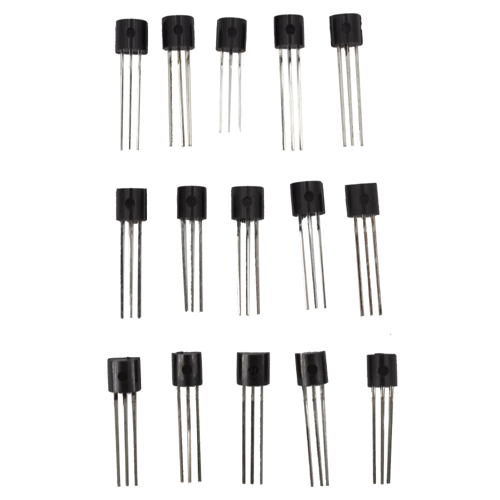 Kit de transistors TO-92 300 pièces à 15 valeurs – Image 5