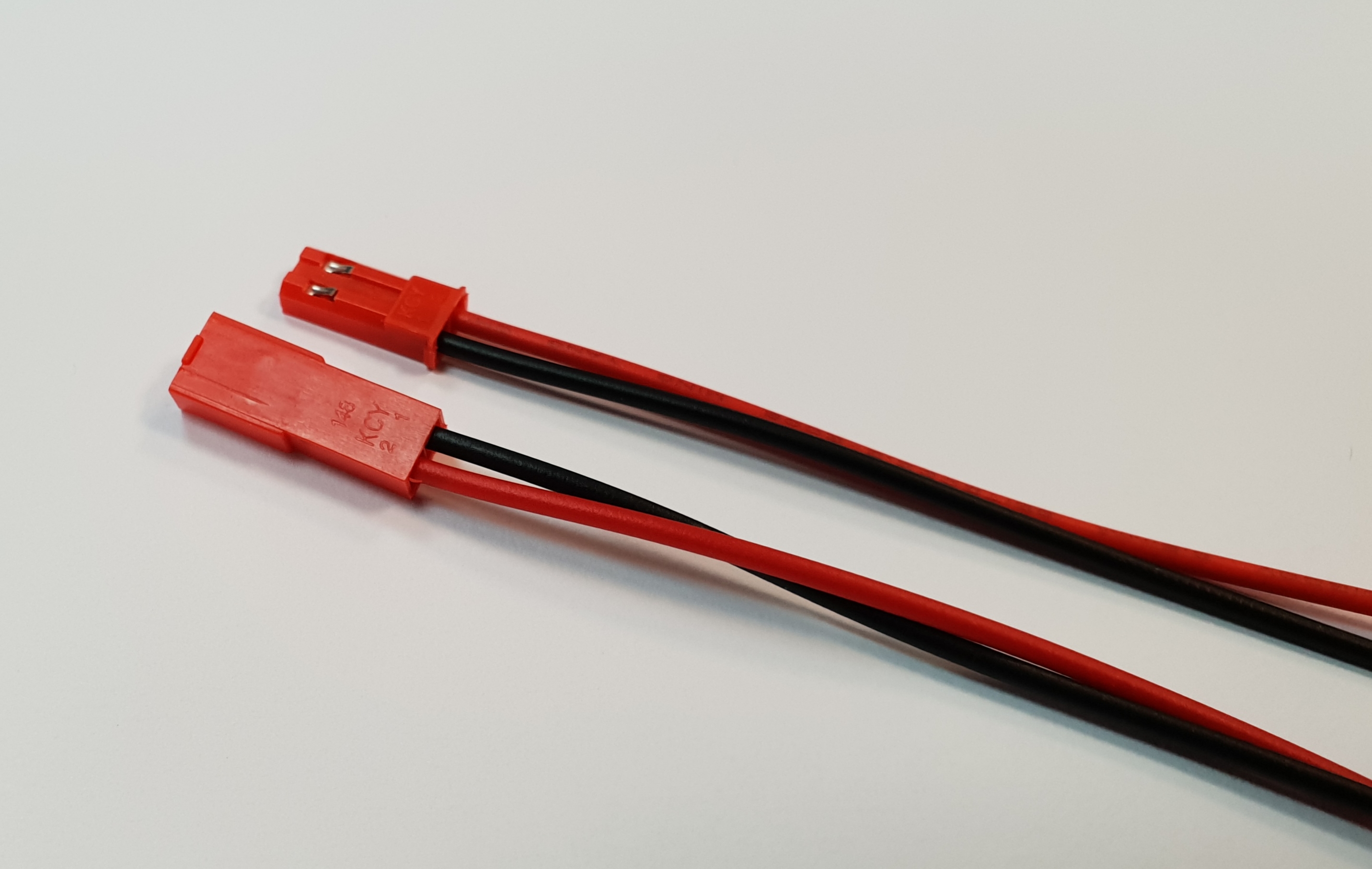 1 paire de câbles JST 200 mm connecteur mâle + femelle pour batteries LiPo