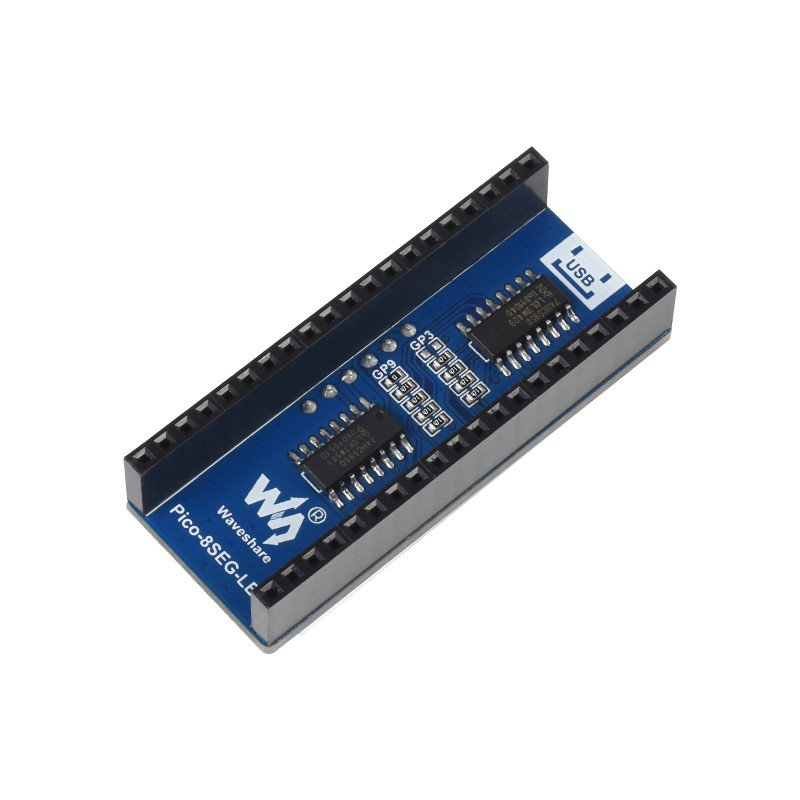 Module d'affichage 8 segments à 4 chiffres Waveshare avec DS3231 RTC pour Raspberry Pi Pico – Image 4