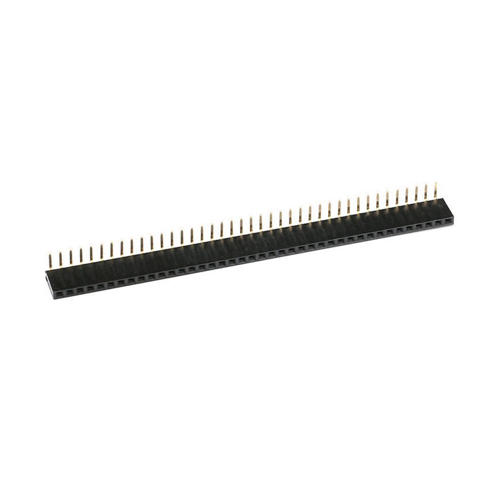 10x barrette femelle 40 broches 2,54 mm coudée – Image 2
