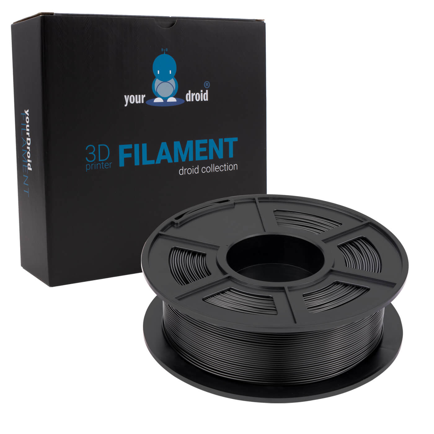 yourDroid easy PA6 Filament Nylon Noir 1,75 mm 0,9 kg – Image 2