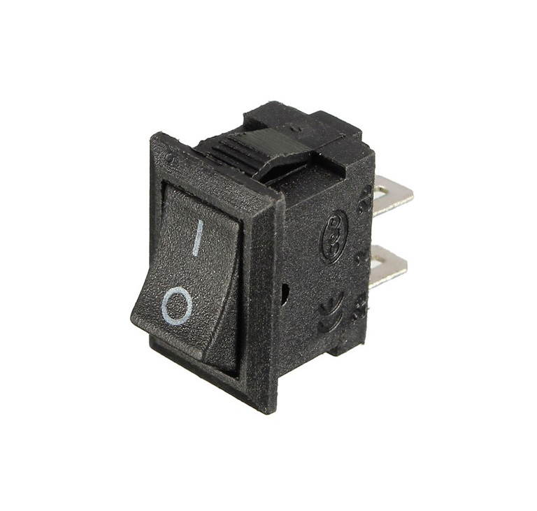 10x Interrupteurs à bascule Noir 250 V 3A – Image 3