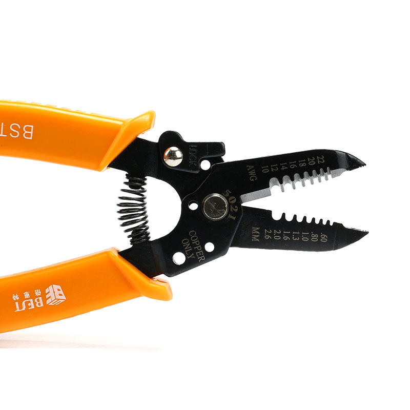 BST-5021 Pince à dénuder pour câbles 0.6-2.6mm² 10-22 AWG – Image 2