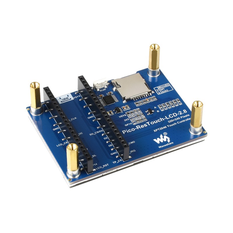 Module d'affichage tactile Waveshare 2,8" pour Raspberry Pi Pico – Image 3