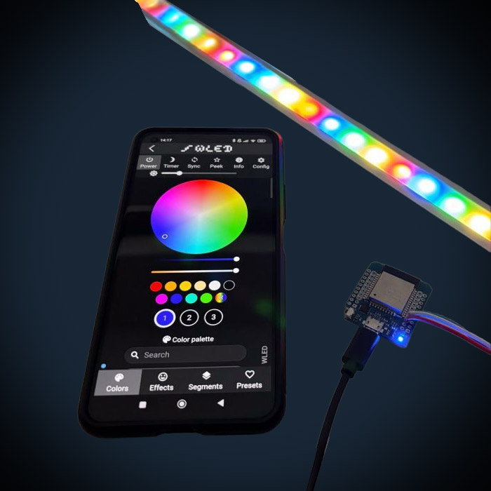 Contrôler des LEDs WS2812B avec ESP32 WLED