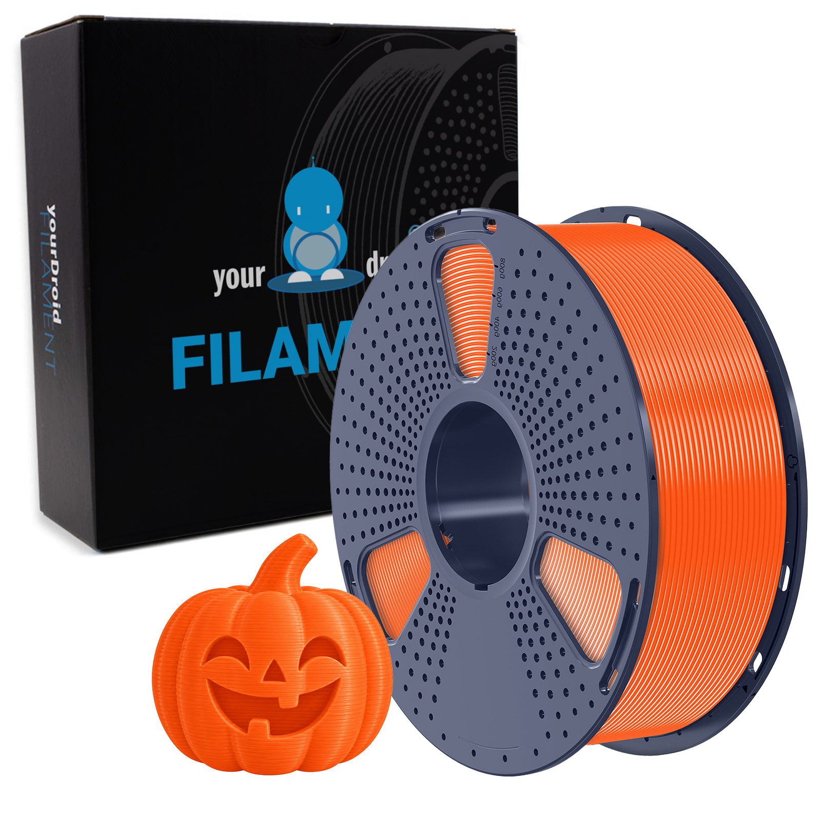 Filament PLA yourDroid Orange ensoleillé 1,75 mm 1 kg