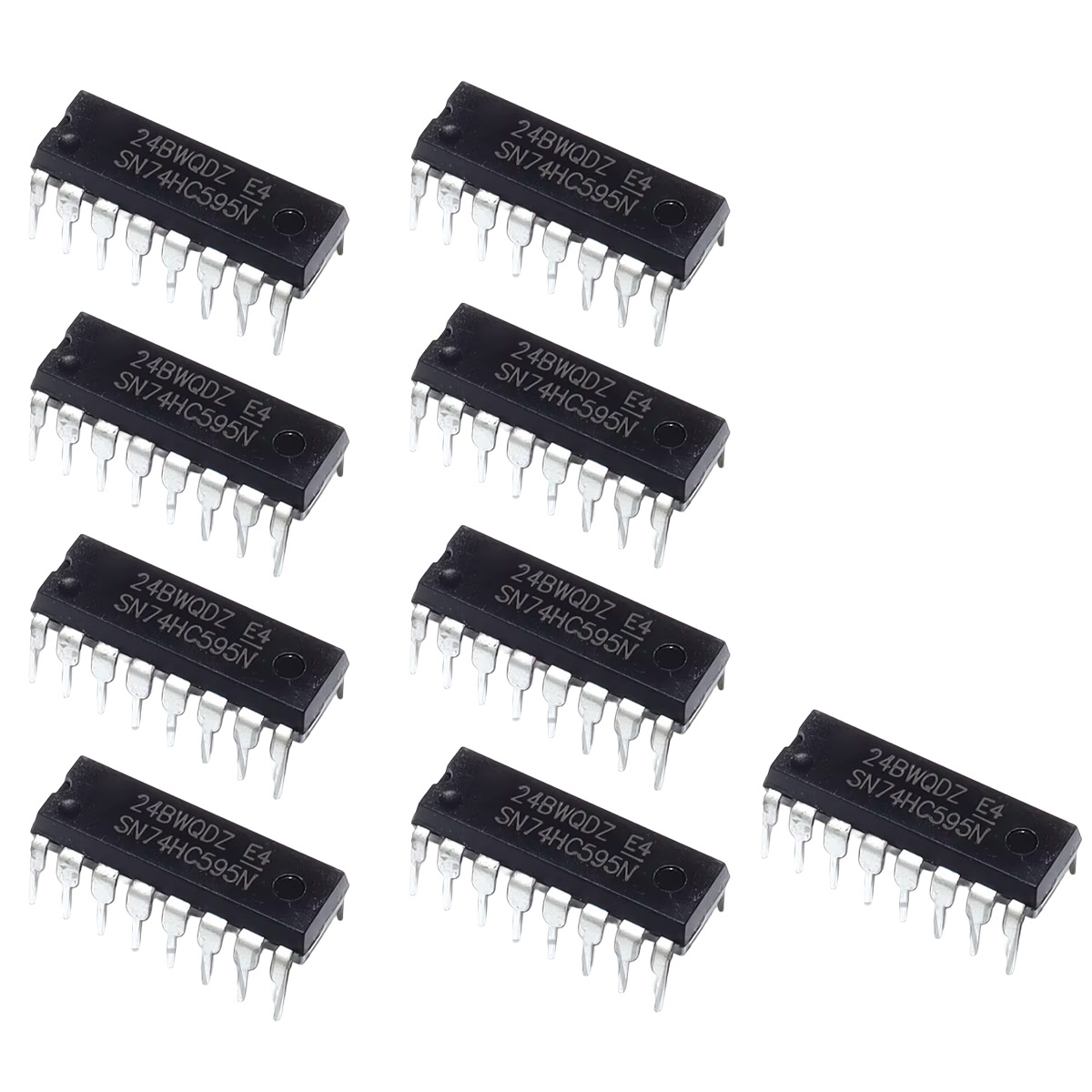 10x SN74HC138N décodeur/démultiplexeur 1 vers 8, décodeur 3 vers 8 lignes, DIP-16, CMOS