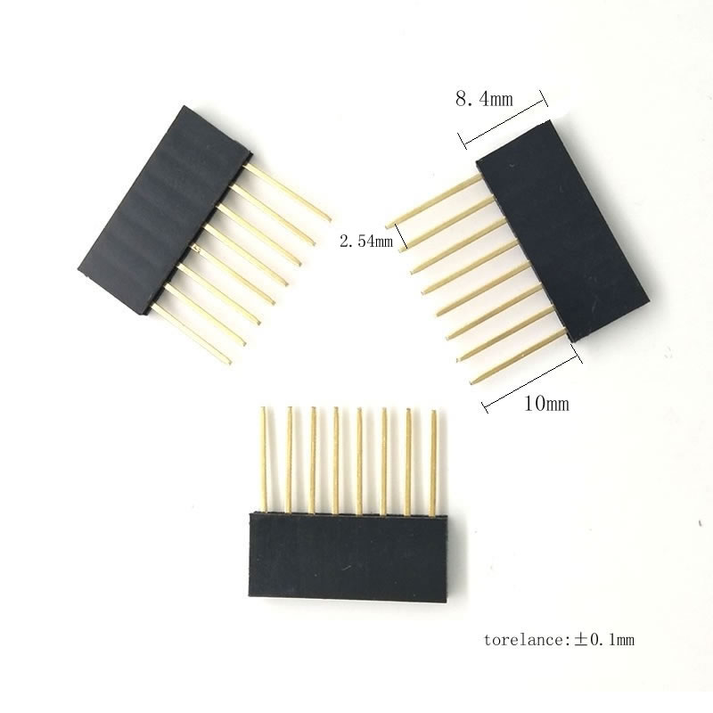 Barrette femelle 8 broches 2,54 mm – Image 2