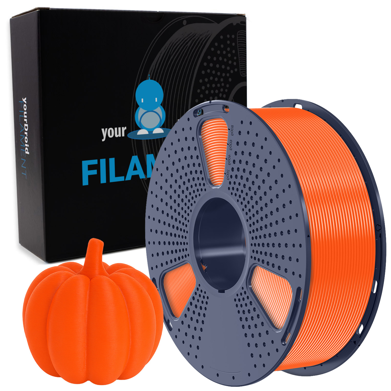 Filament PLA yourDroid Orange ensoleillé 1,75 mm 1 kg