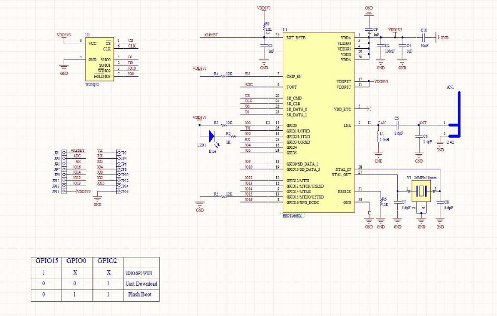 Module WiFi série ESP8266 ESP-12S – Image 4