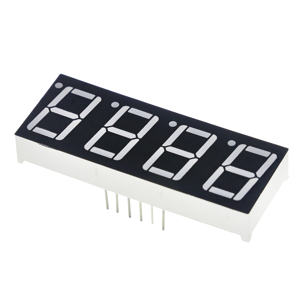 Affichage 7 segments 4 bits rouge anode commune 0.56"