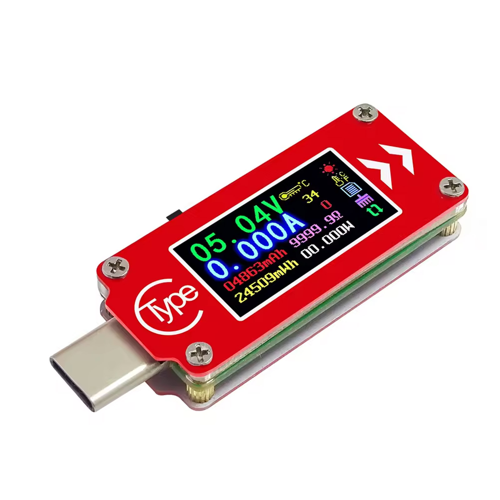 TC64 Testeur de tension 0-120W USB-C