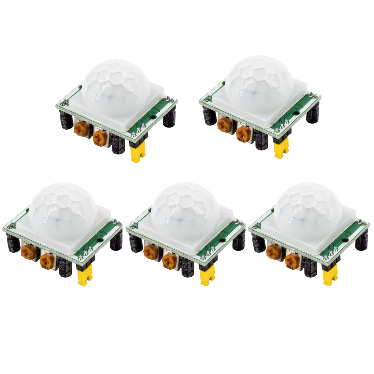 5x HC-SR501 module capteur infrarouge PIR