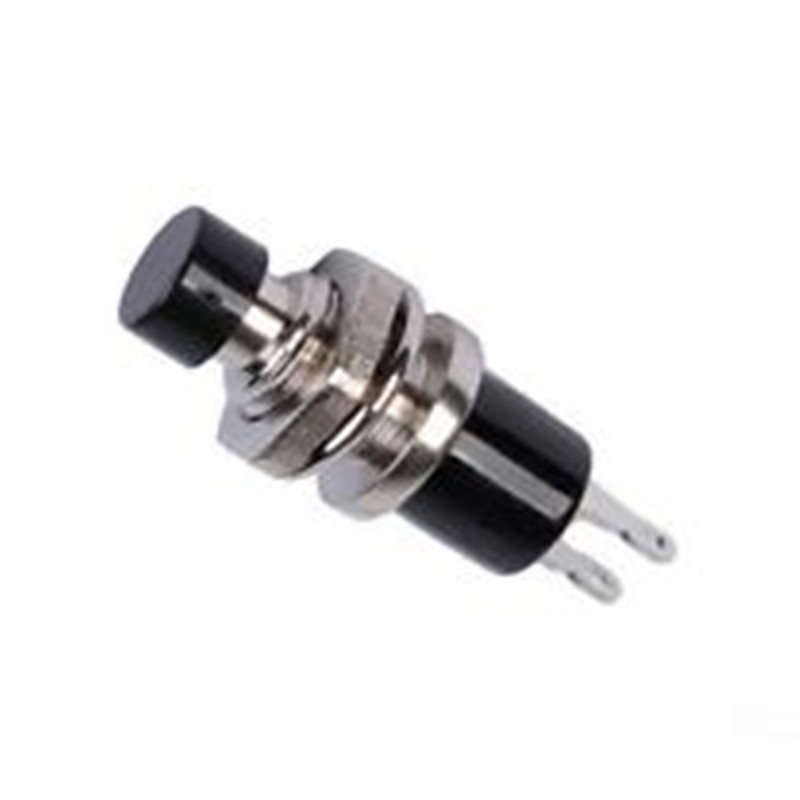 Bouton poussoir mini noir