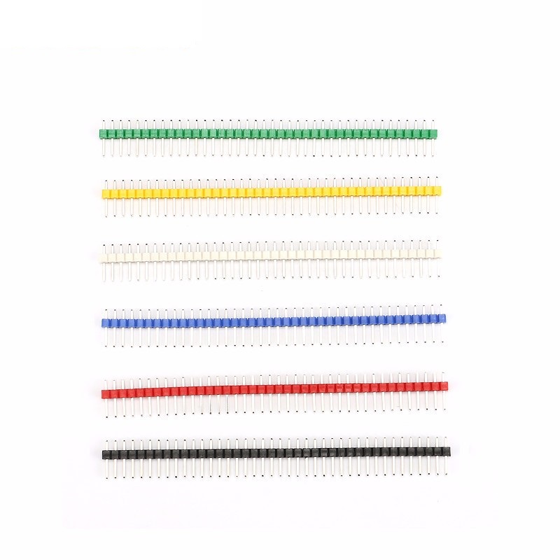 Kit de barrettes mâles colorées à une rangée 40 broches droites – Image 8
