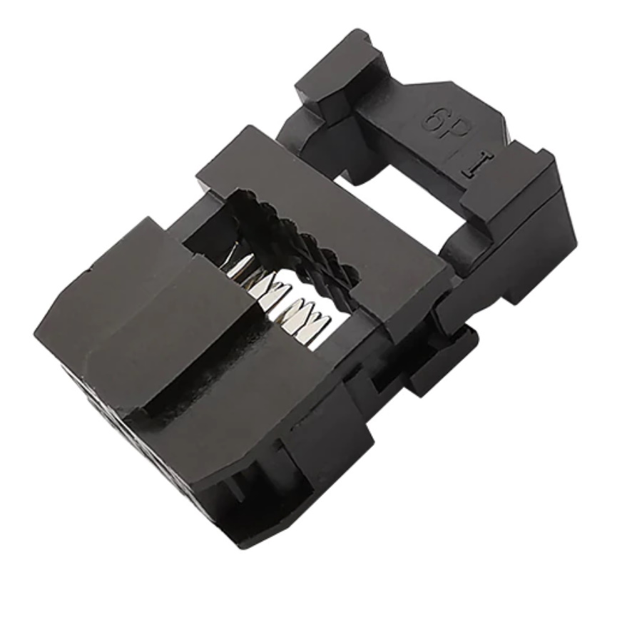 10 pièces connecteur IDC femelle 6 broches 2x3P 2,54 mm – Image 3