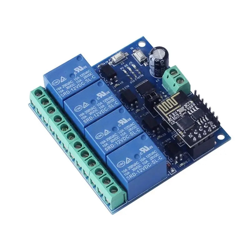 ESP8266 ESP-01 relais 12V pour contrôle d'applications IoT