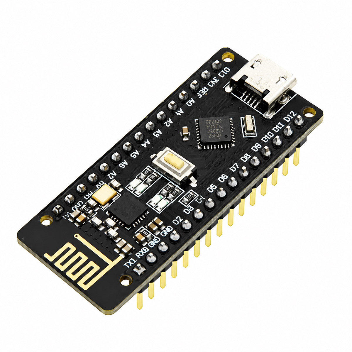 RF-Nano avec NRF24L01+ compatible Arduino Nano Micro-USB