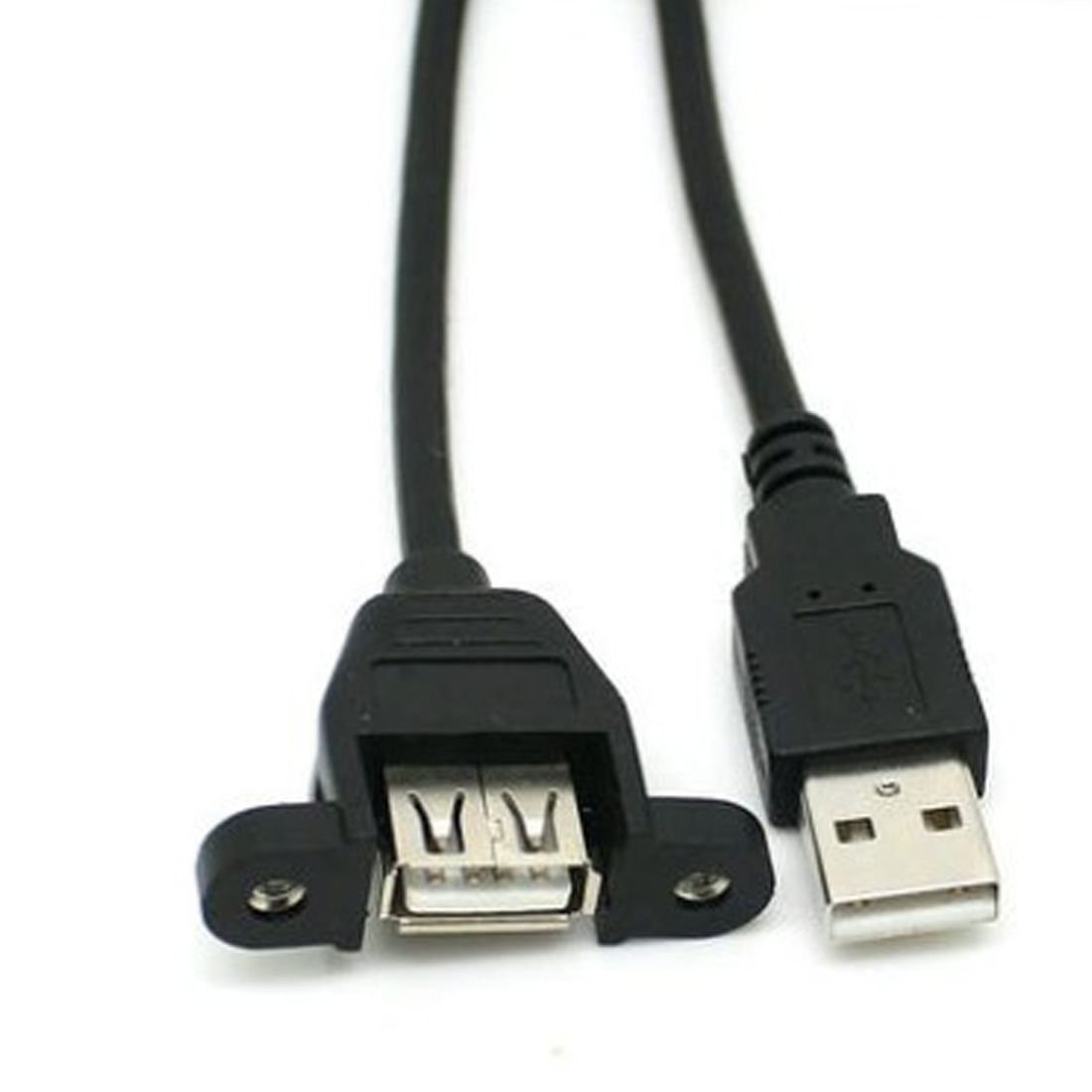 USB 2.0 connecteur A mâle vers prise A femelle montage sur panneau 30 cm – Image 4