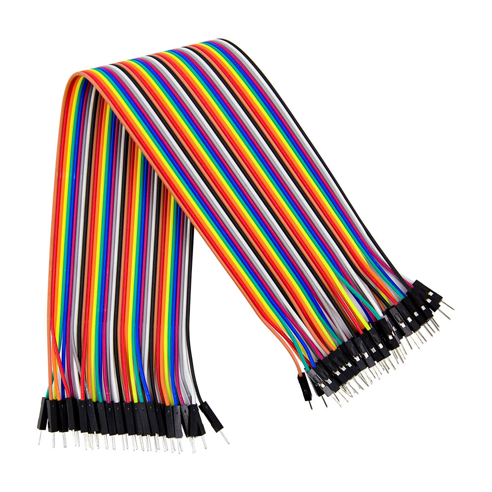 Câbles Dupont / Jumper 40 broches mâle-mâle 40 cm