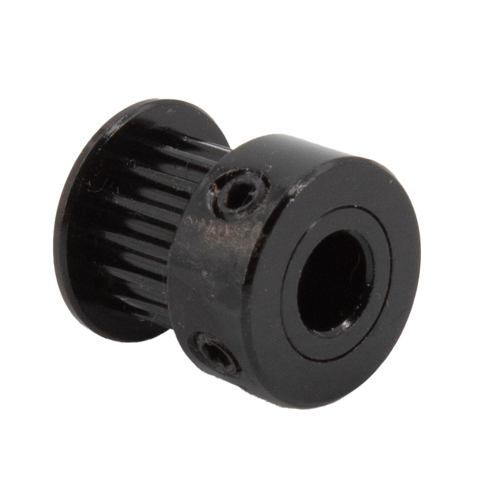 Poulie GT2 16 dents alésage 5 mm pour courroie 6 mm (Noir)