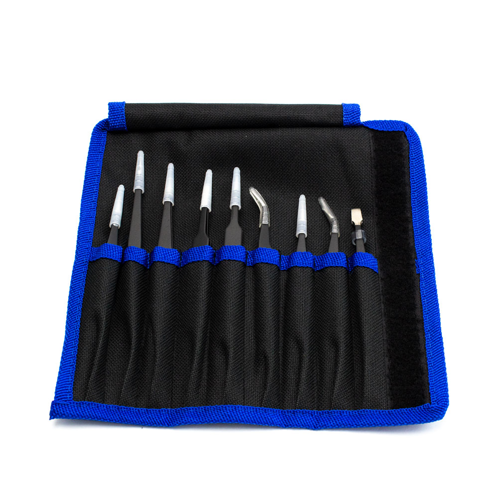 yourDroid Kit de pinces ESD 9 pièces avec étui – Image 5