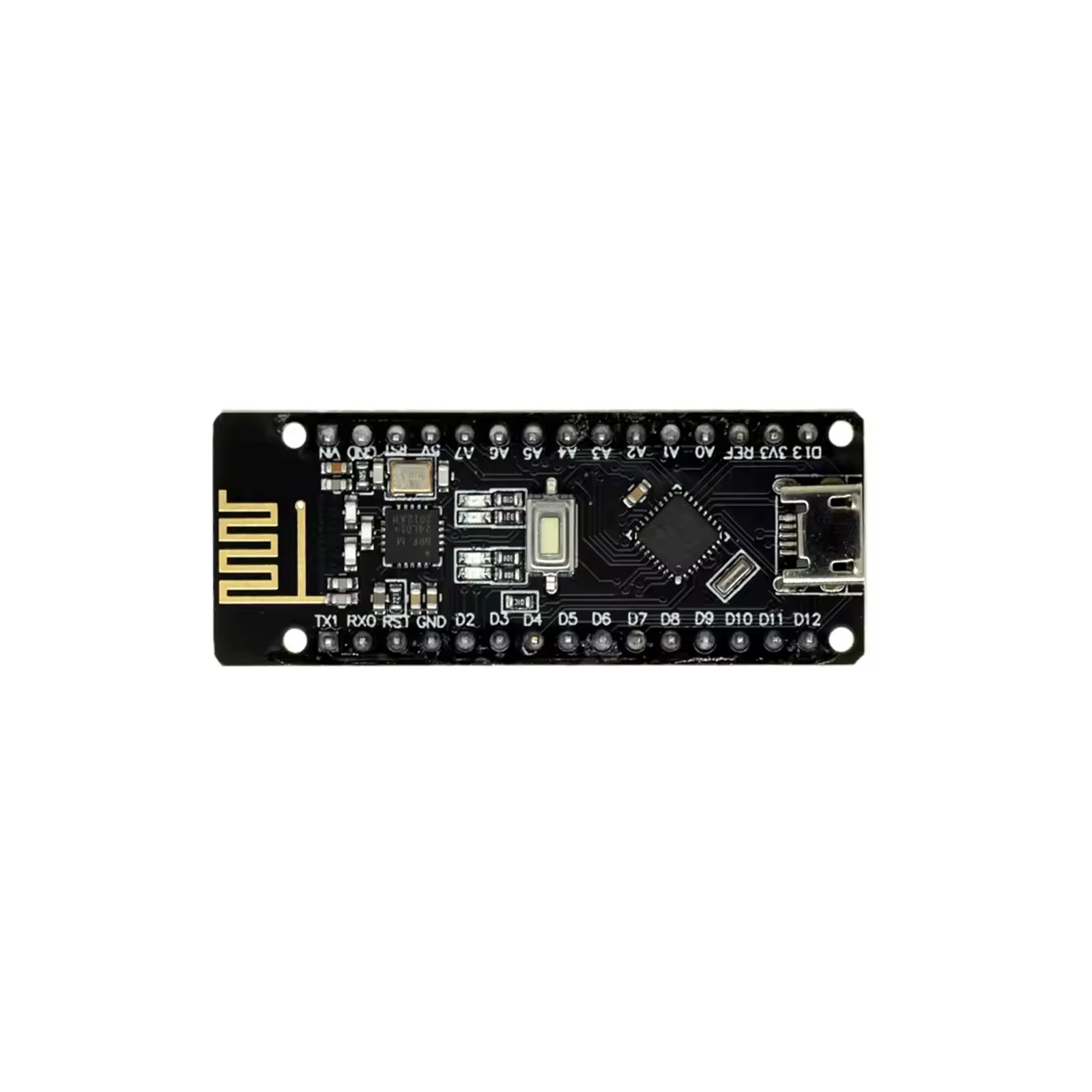 RF-Nano avec NRF24L01+ compatible Arduino Nano Micro-USB