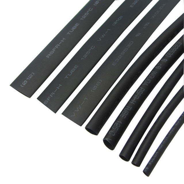 Kit de 8x 1m de gaines thermorétractables 2mm-12mm