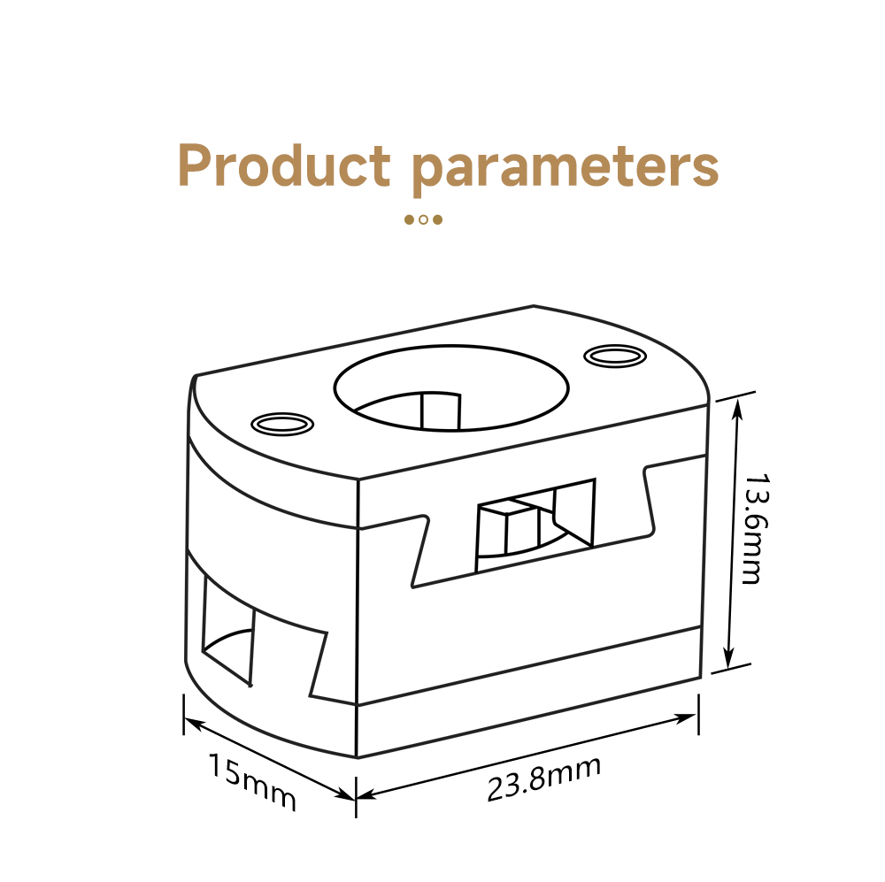 Accouplement Oldham pour imprimante 3D Creality Ender-3 V2 CR-10 Upgrade – Image 4