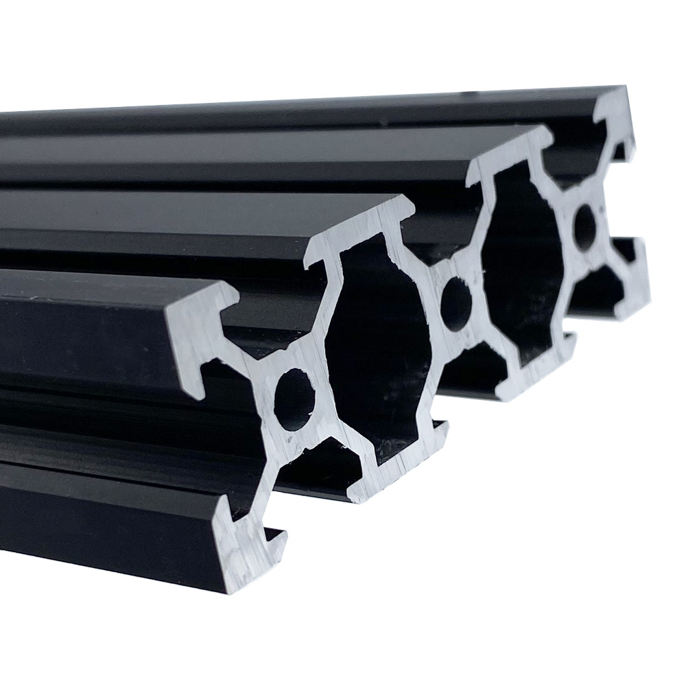 Profilé aluminium V-Slot 2060 1 mètre noir – Image 4