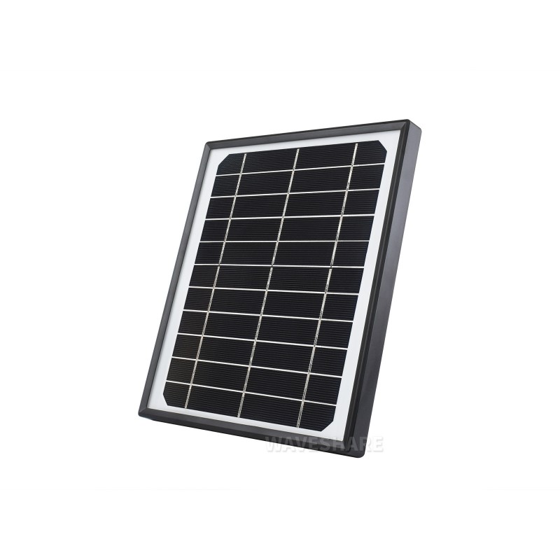 Panneau solaire Waveshare en silicium monocristallin 5,5V 6W étanche avec support – Image 3